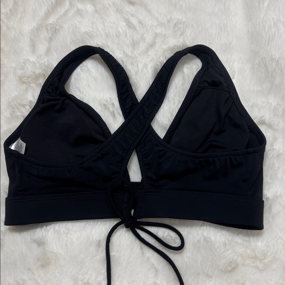 VENUS Black Wireless Cross-Back Swim Top - Picture 2 of 3